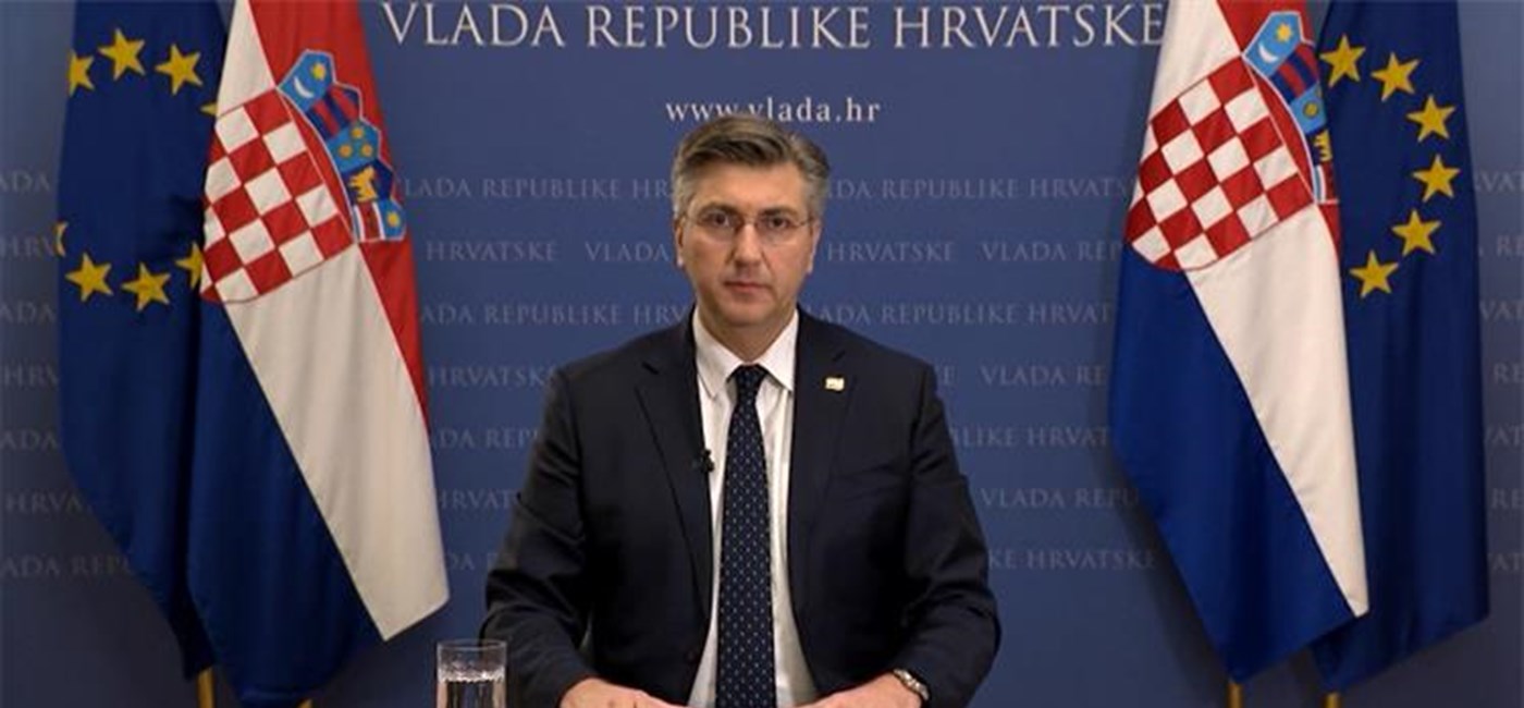 Plenković: Borba protiv koronavirusa najveća je kriza od Domovinskog rata, potrebna je odgovornost svakog od nas